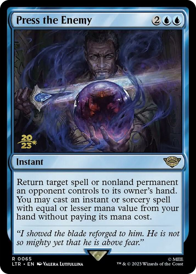 0065 Press the Enemy R Prerelease Cards