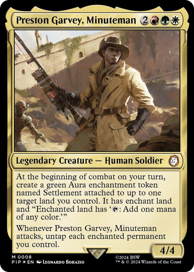 0008 Preston Garvey, Minuteman M Universes Beyond: Fallout