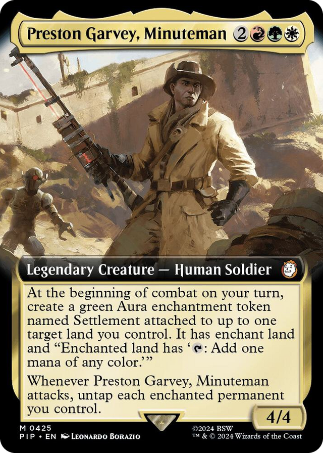 0425 Preston Garvey, Minuteman (Extended Art) M Universes Beyond: Fallout