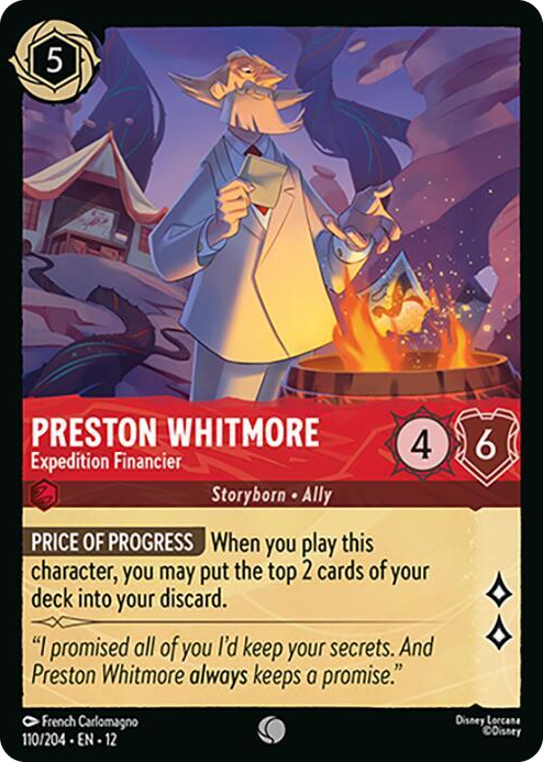0110 Preston Whitmore - Expedition Financier Common Wilds Unknown