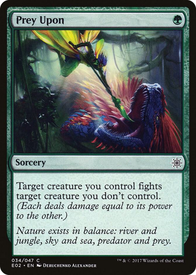 0034 Prey Upon C Explorers of Ixalan