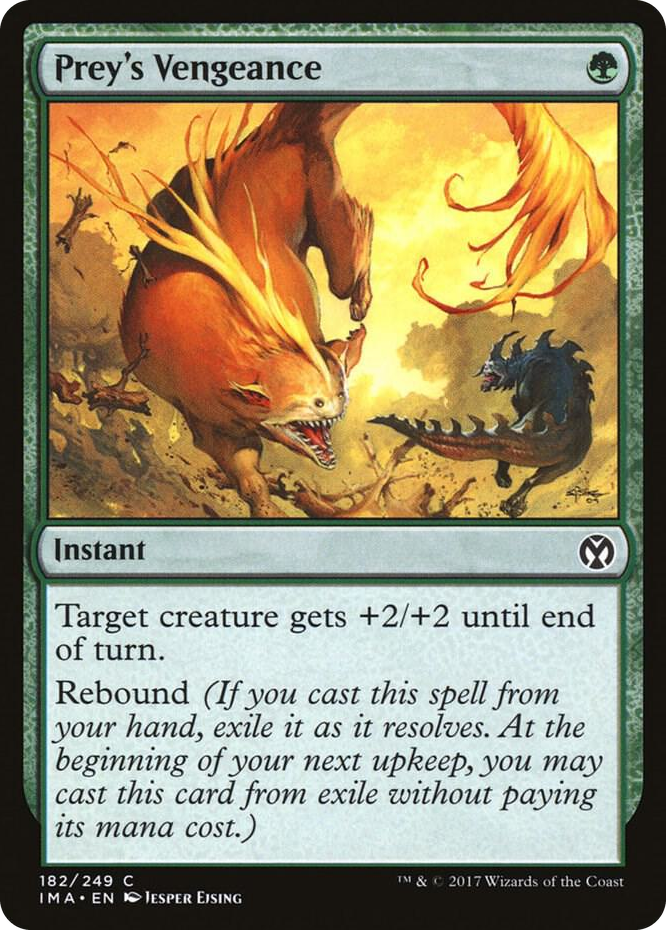 0182 Prey's Vengeance C Iconic Masters