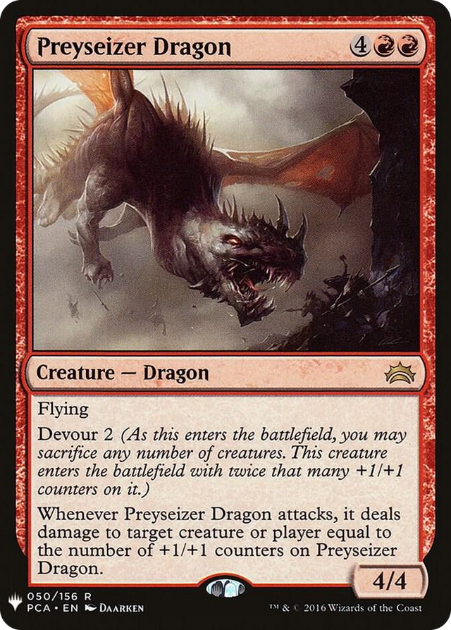 0050 Preyseizer Dragon R The List Reprints