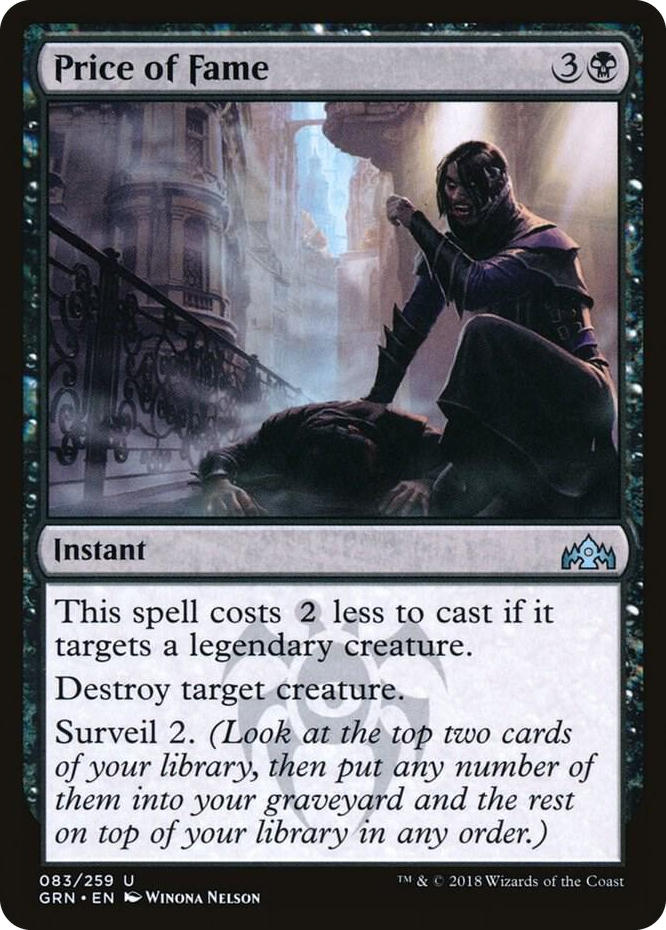 0083 Price of Fame U Guilds of Ravnica