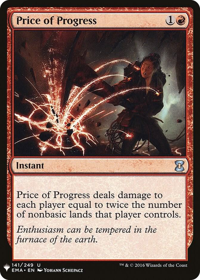 Price of Progress (EMA) #141 U - The List Reprints Pokemon card