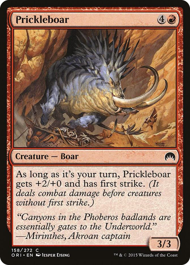 0158 Prickleboar C Magic Origins