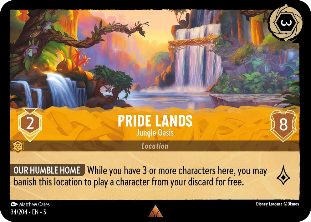 0034 Pride Lands - Jungle Oasis Rare Shimmering Skies