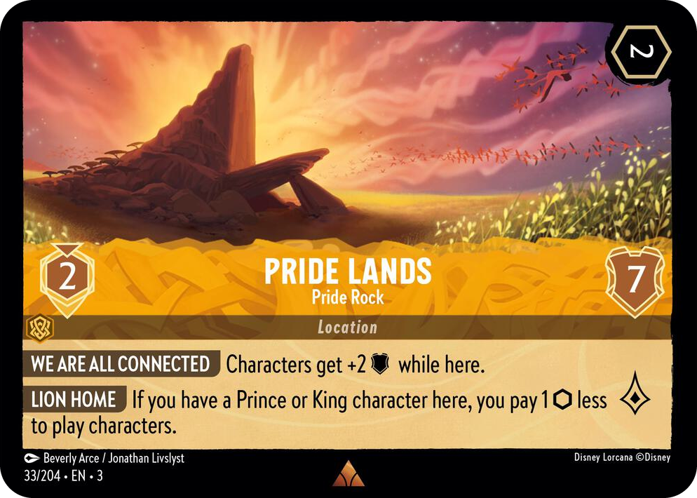 0033 Pride Lands - Pride Rock Rare Into the Inklands