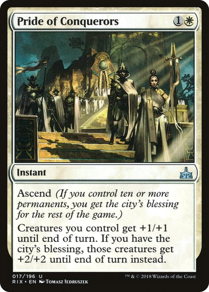 0017 Pride of Conquerors U Rivals of Ixalan