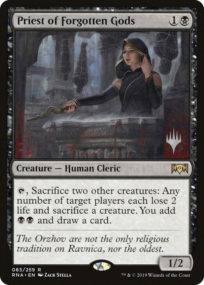 0083 Priest of Forgotten Gods R Promo Pack: Throne of Eldraine