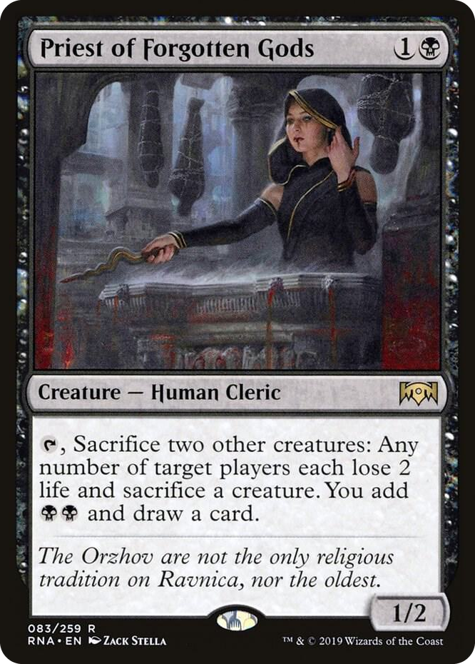 0083 Priest of Forgotten Gods R Ravnica Allegiance