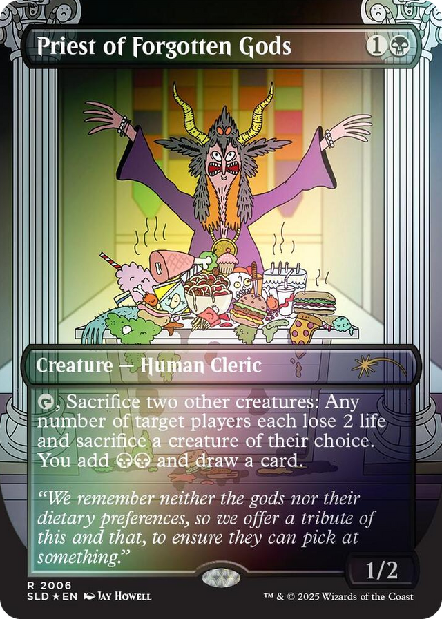2006 Priest of Forgotten Gods (Rainbow Foil) R Secret Lair Drop Series