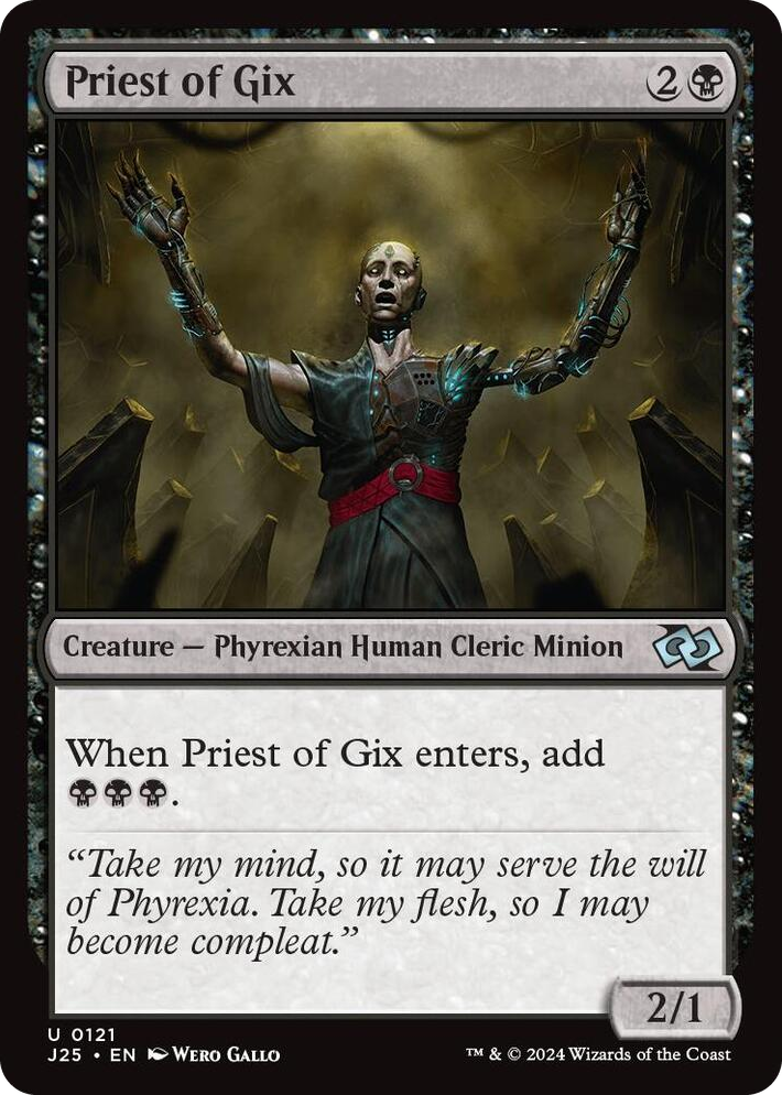0121 Priest of Gix U Foundations Jumpstart