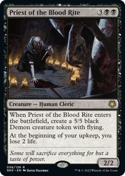 0058 Priest of the Blood Rite R Magic Game Night: Free-For-All