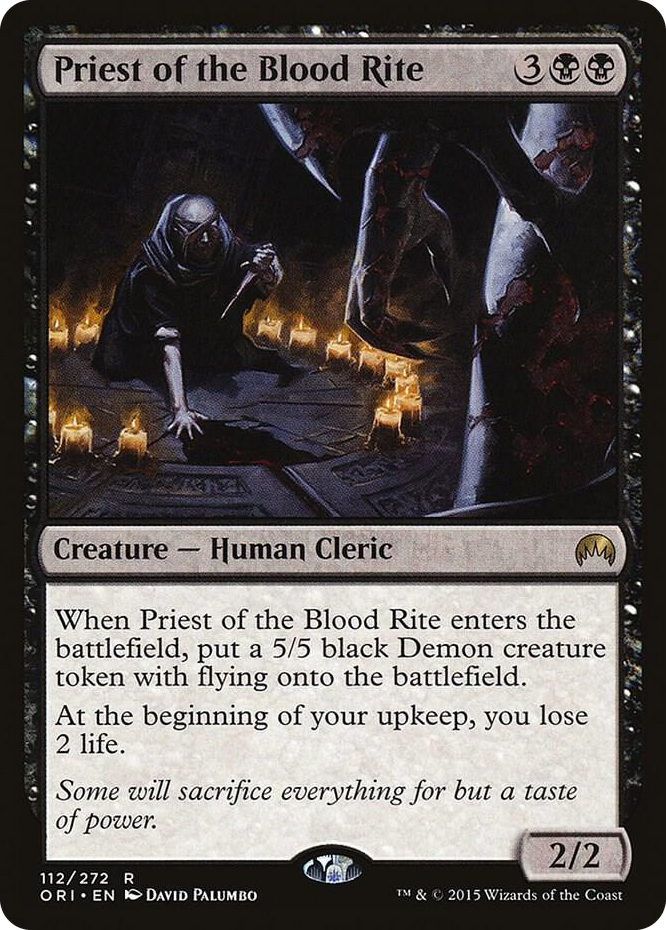 0112 Priest of the Blood Rite R Magic Origins
