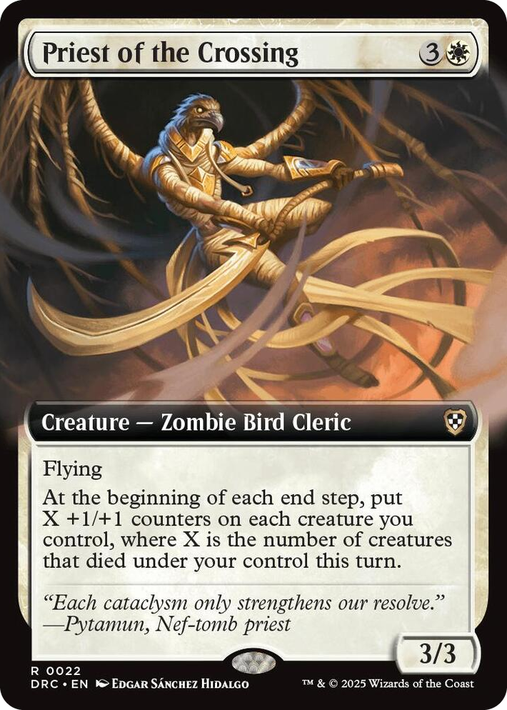 0022 Priest of the Crossing (Extended Art) R Commander: Aetherdrift