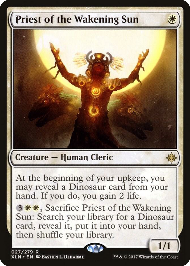 0027 Priest of the Wakening Sun R Ixalan