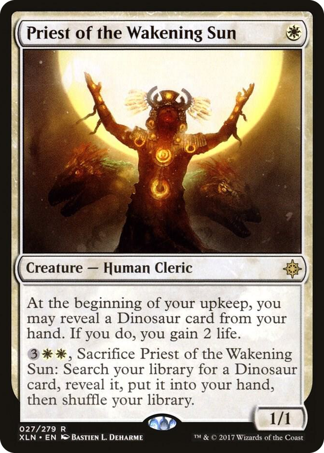 0027 Priest of the Wakening Sun R Ixalan