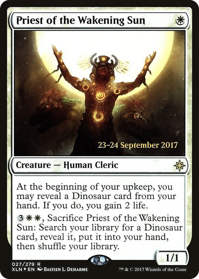 0027 Priest of the Wakening Sun R Prerelease Cards