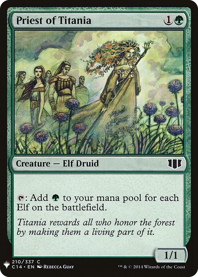 0210 Priest of Titania C The List Reprints
