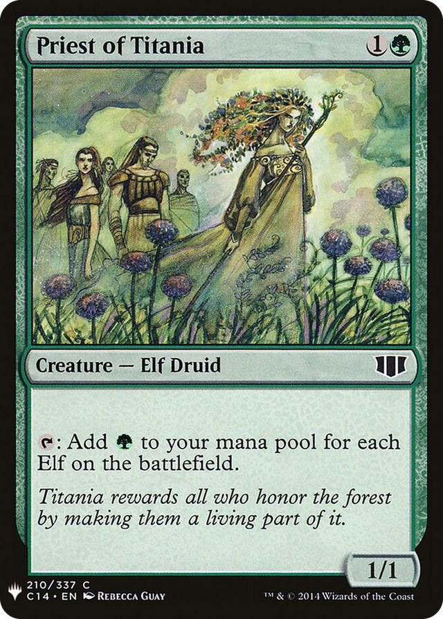 0210 Priest of Titania C The List Reprints