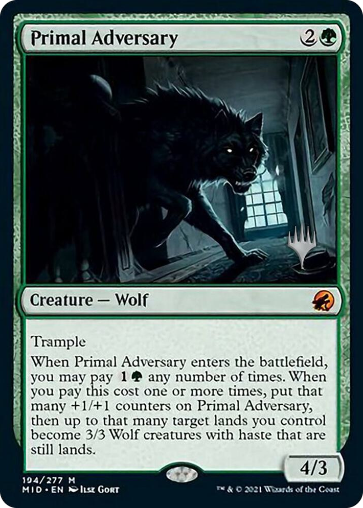 0194 Primal Adversary M Promo Pack: Innistrad: Midnight Hunt