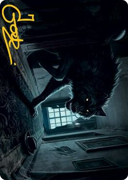 0052 Primal Adversary Art Card (Gold-Stamped Signature) S Art Series: Innistrad: Midnight Hunt