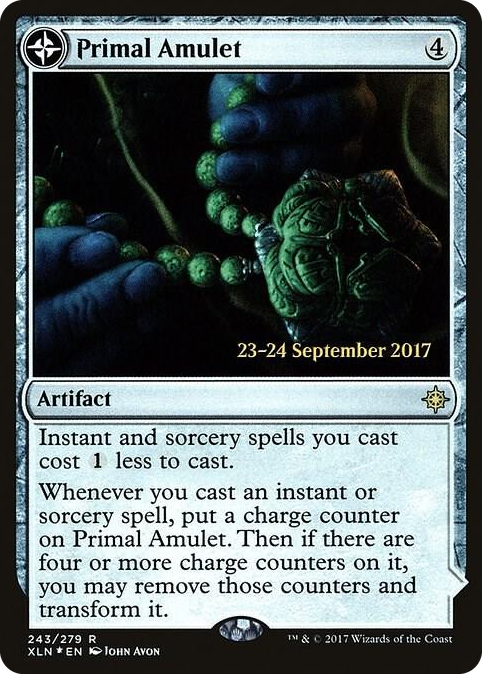 0243 Primal Amulet R Prerelease Cards