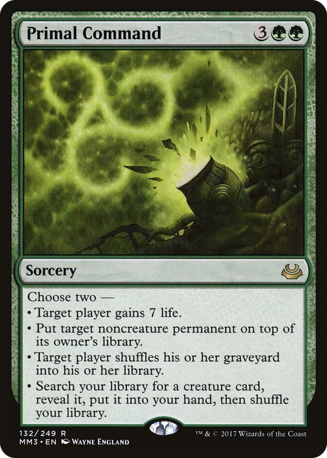 0132 Primal Command R Modern Masters 2017