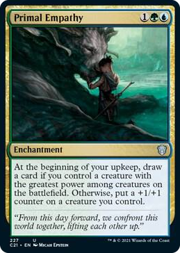 0227 Primal Empathy U Commander 2021