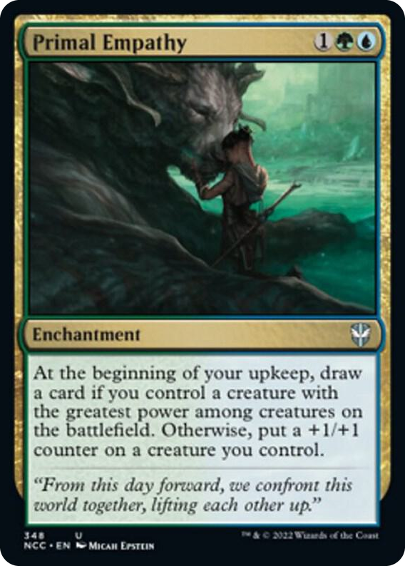 0348 Primal Empathy U Commander: Streets of New Capenna