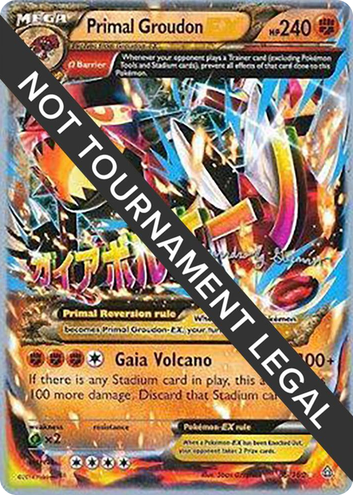 0086 Primal Groudon EX - 2015 (Alejandro Ng-Guzman) Ultra Rare World Championship Decks