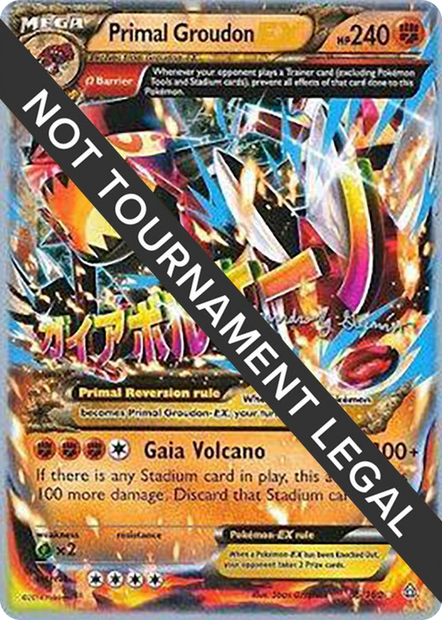 0086 Primal Groudon EX - 2015 (Alejandro Ng-Guzman) Ultra Rare World Championship Decks