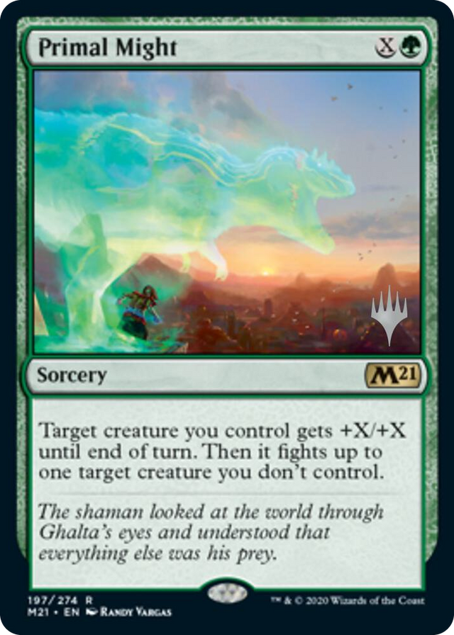 0197 Primal Might R Promo Pack: Core Set 2021