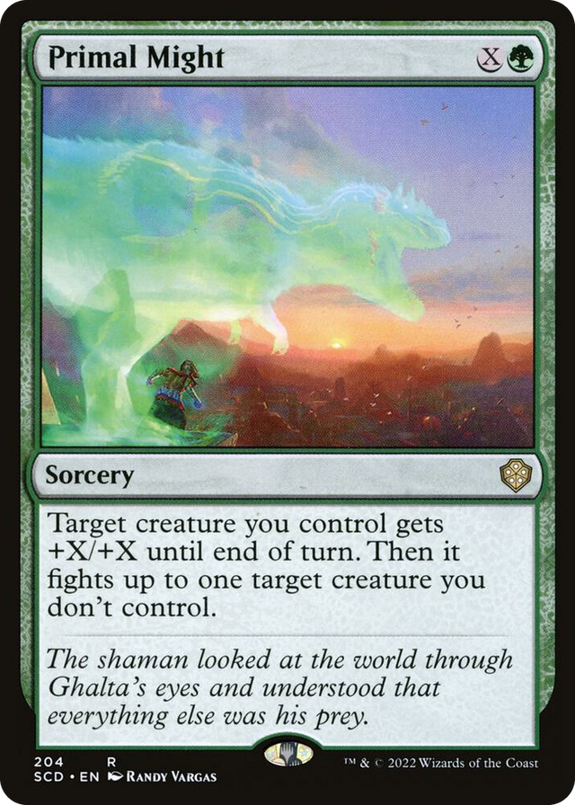 0204 Primal Might R Starter Commander Decks