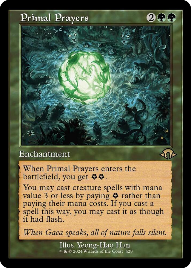 0429 Primal Prayers (Retro Frame) R Modern Horizons 3