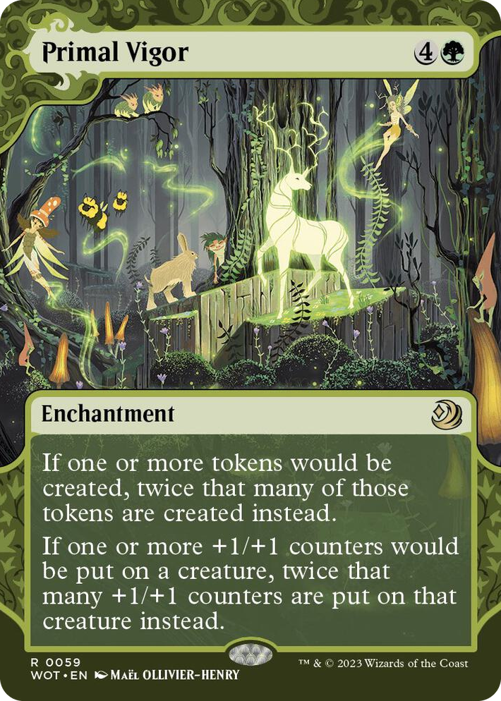 0059 Primal Vigor R Wilds of Eldraine: Enchanting Tales
