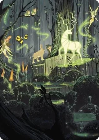 0074 Primal Vigor Art Card S Art Series: Wilds of Eldraine