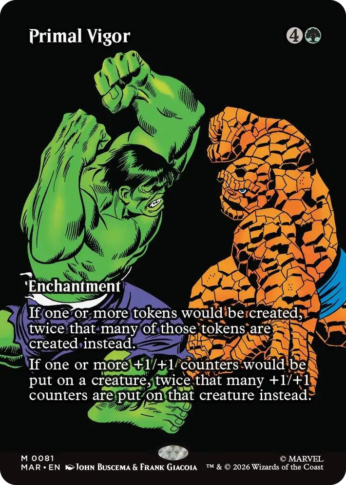 0081 Primal Vigor (Borderless) M Marvel Universe Eternal-Legal