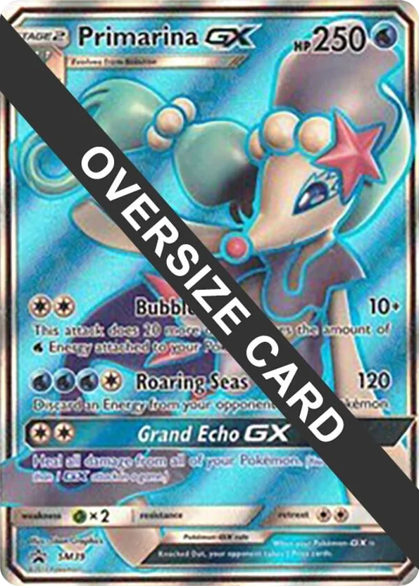 SM039 Primarina GX - SM39 Promo Jumbo Cards