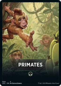0044 Primates Theme Card T Jumpstart 2022