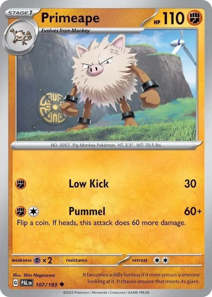 0107 Primeape - 107/193 (Cosmos Holo) Uncommon Miscellaneous Cards & Products