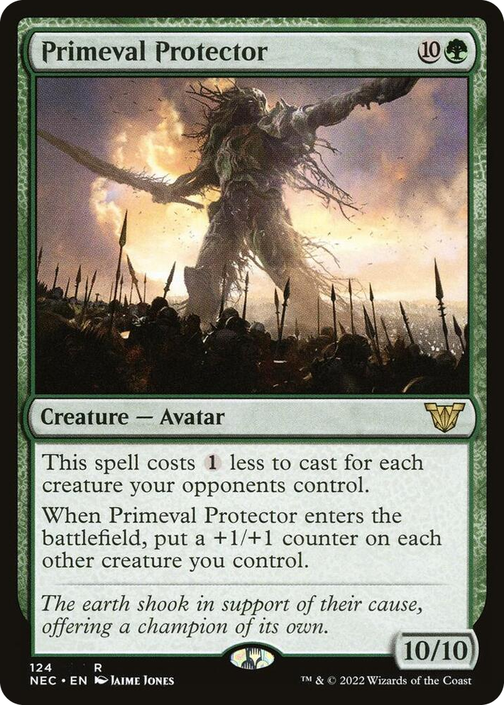 0124 Primeval Protector R Commander: Kamigawa: Neon Dynasty