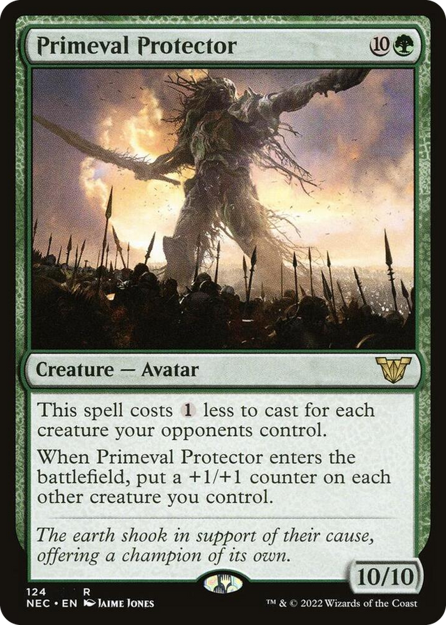 0124 Primeval Protector R Commander: Kamigawa: Neon Dynasty