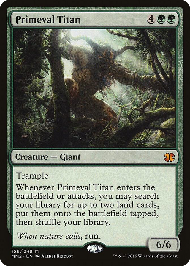 0156 Primeval Titan M Modern Masters 2015