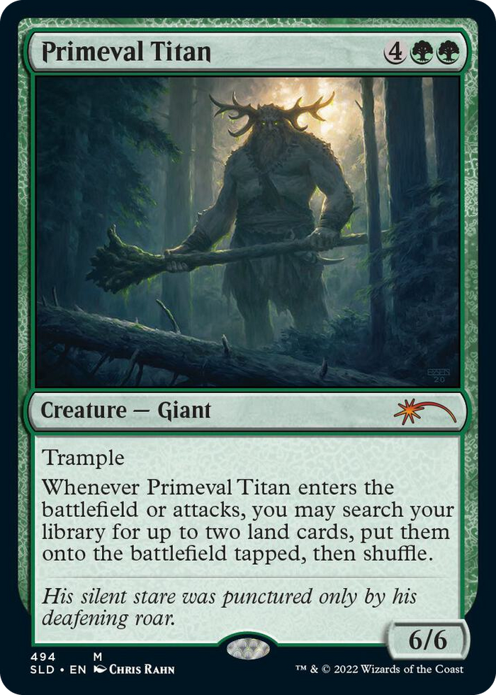 Primeval Titan (494) #494 M - Secret Lair Drop Series Pokemon card
