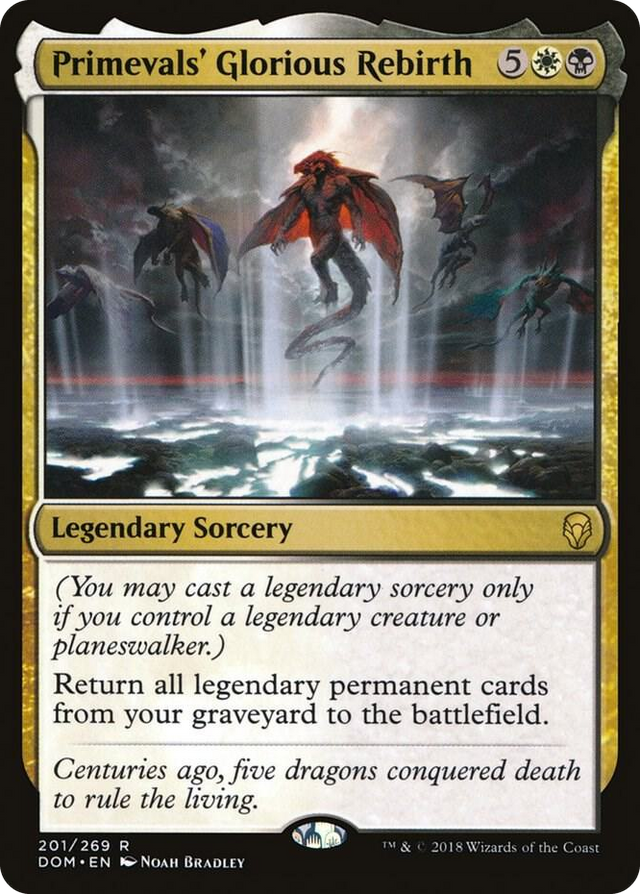 0201 Primevals' Glorious Rebirth R Dominaria