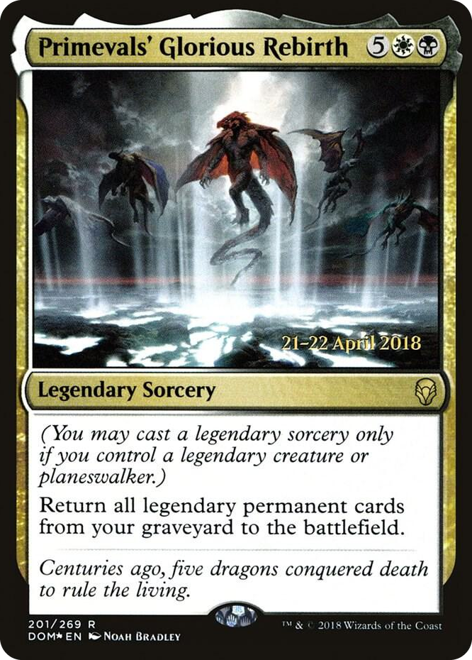 0201 Primevals' Glorious Rebirth R Prerelease Cards