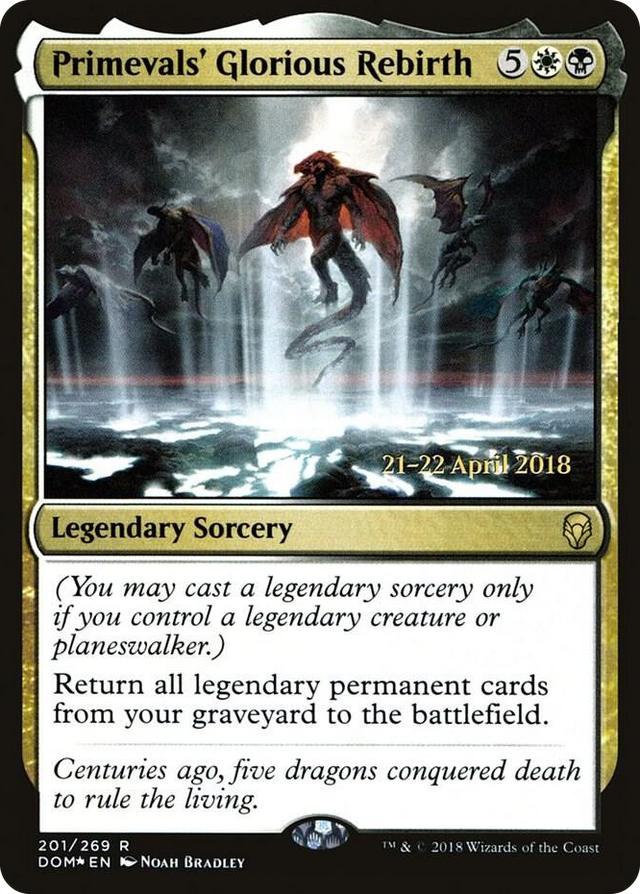 0201 Primevals' Glorious Rebirth R Prerelease Cards