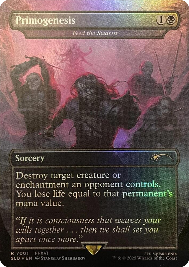 7001 Primogenesis - Feed the Swarm (Rainbow Foil) R Secret Lair Drop Series